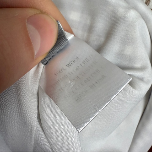 Lela Rose Plaid Wool Belted Sleeveless Double Breasted Dress - Picture 8 of 8